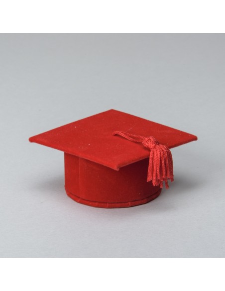 10 Scatole tocco laurea rosso