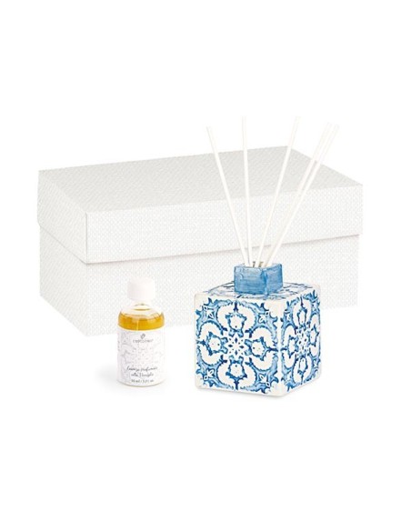 6  Diffusore maiolica blu