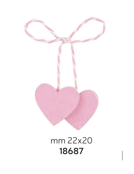 12 Applicazioni coppia cuore rosa