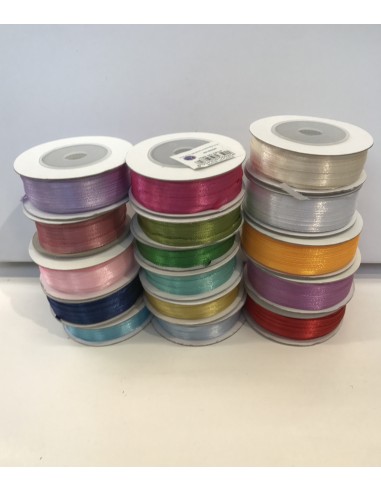 Nastro raso oro 3mm