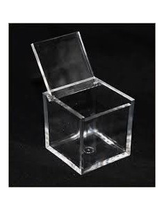 10 Scatole plexiglass 5X5x5