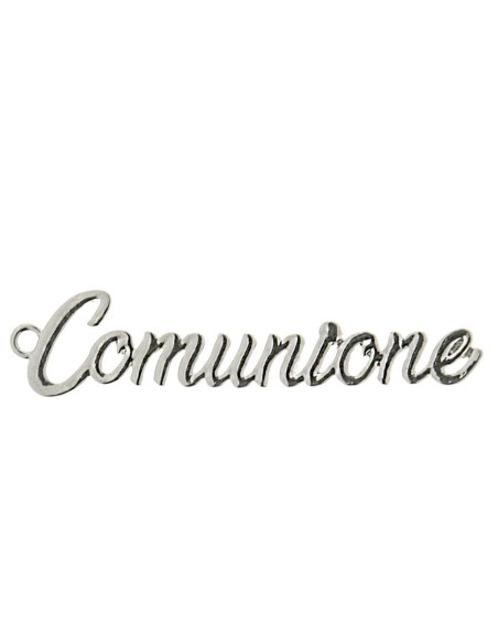 12 Ciondolo scritta comunione