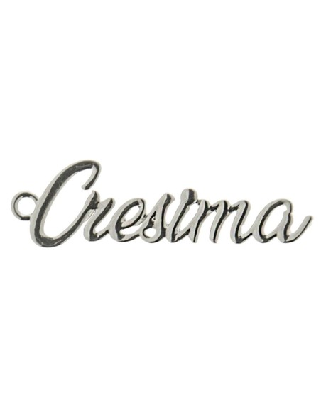 12 Ciondolo scritta cresima