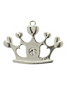 12 Ciondolo corona argento