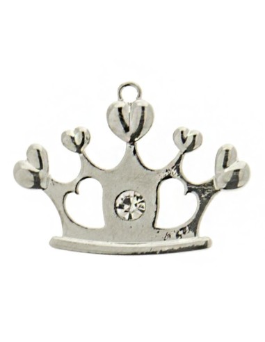 12 Ciondolo corona argento