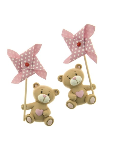 12 Magnete orso rosa