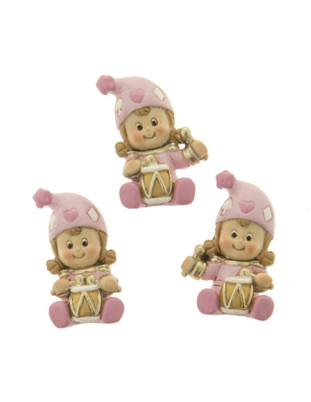 12 Magnete bimba rosa