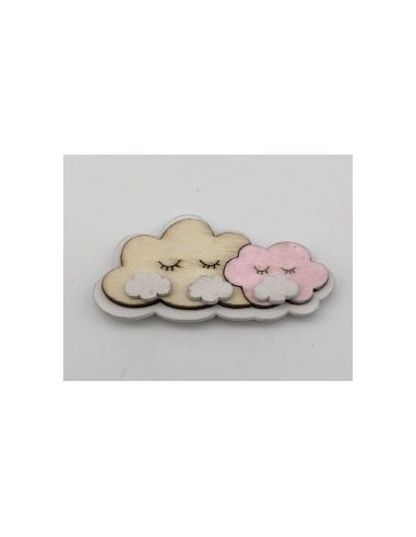 24 Magnete nuvola rosa
