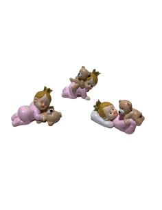 12 Statuina bimba rosa