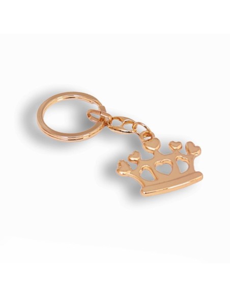 10 Portachiavi corona oro