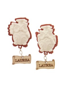 12 Gesso gufo laurea