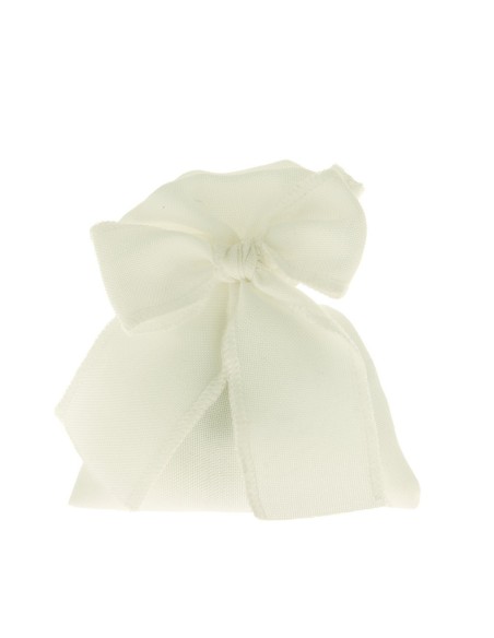 12 Sacchetti crema con fiocco