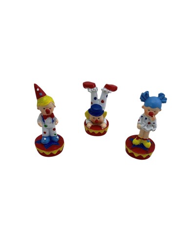 12 Statuina clown circo