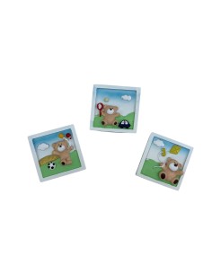 12 Magnete quadretto orso