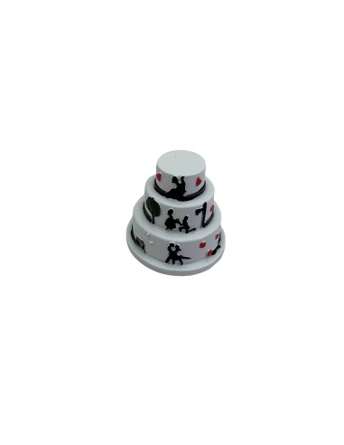 12 Statuina torta sposi