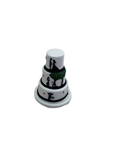 12 Statuina torta sposi