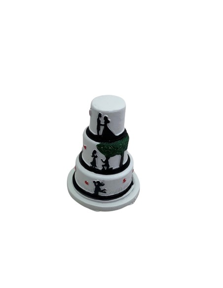 12 Statuina torta sposi