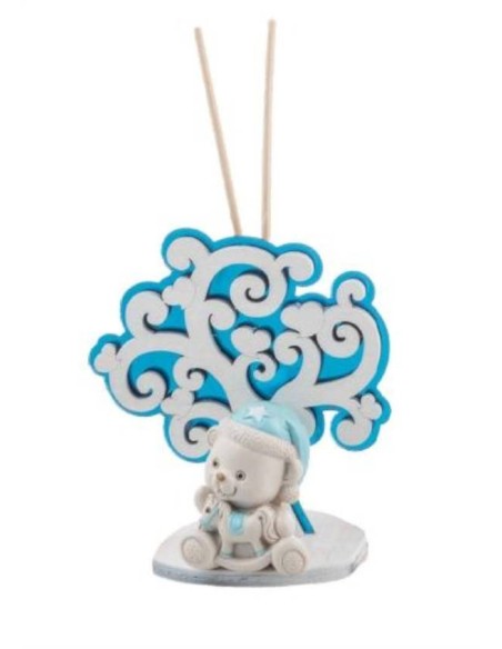 Diffusore albero con orso celeste