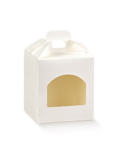 10 Scatole seta bianca  9x9x10