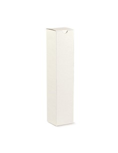 10 Scatole seta bianca 5,5x5,5x24