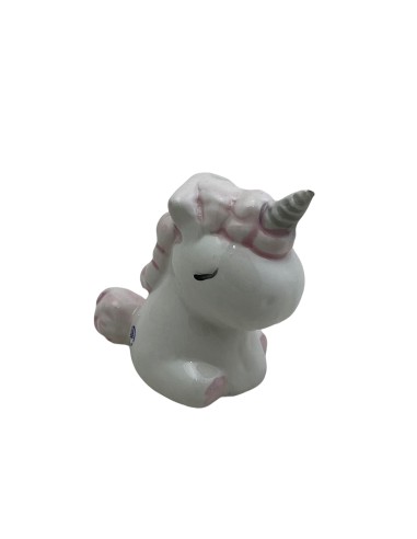 6 Statuina unicorno rosa