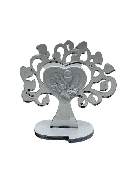 12 Statuina albero comunione argento