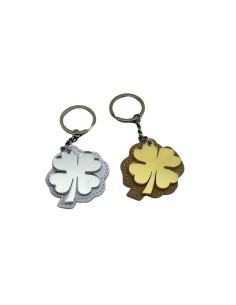 12 Portachiavi quadrifoglio