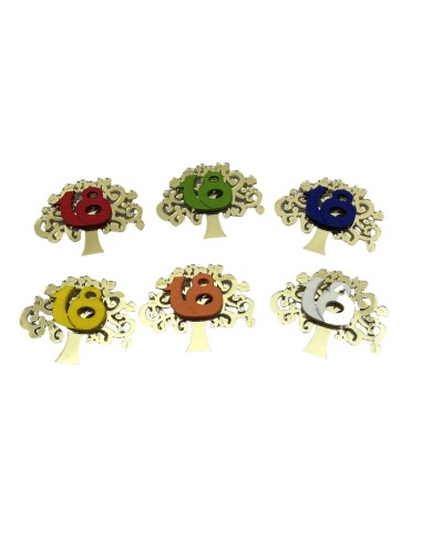 12 Magnete albero numero 18
