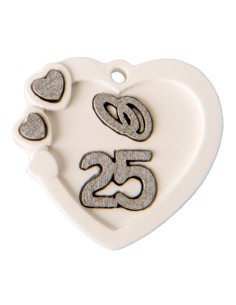 12 Gesso cuore 25 anniversario