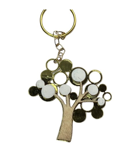 12 Portachiavi albero oro