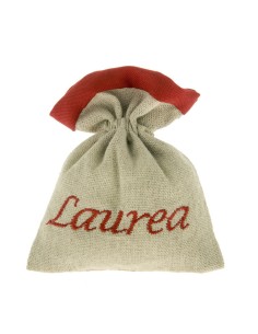 12 Sacchetti con scritta laurea