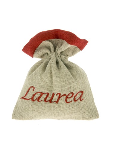 12 Sacchetti con scritta laurea
