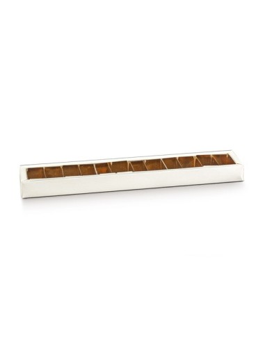 10 Scatole divisorio bianche 36x5x3