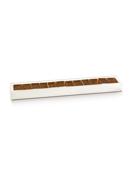 10 Scatole divisorio bianche 36x5x3