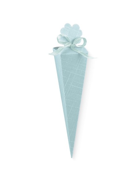 10 Scatole cono celeste