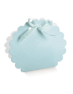 10 Scatole borsetta celeste