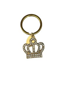 10 Portachiavi corona oro