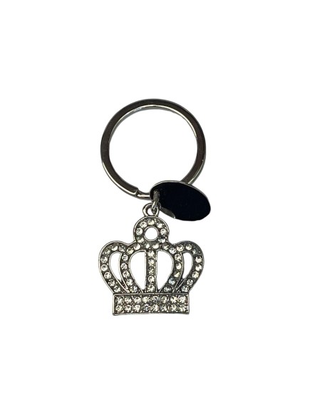10 Portachiavi corona argento