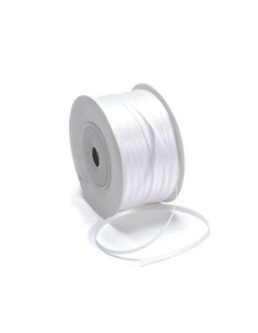 Nastro raso bianco 3mm