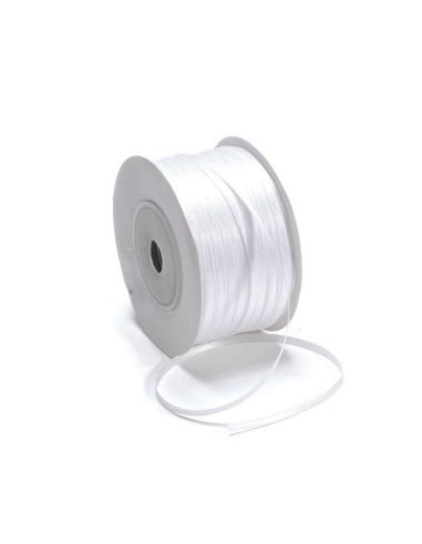 Nastro raso bianco 3mm